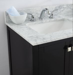 Espresso Vancouver 31" Single Sink Bathroom Vanity (All-In-One)