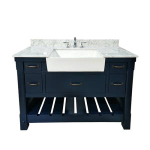 Farmington Blue 49" Vanity Combo (Sink + Countertop) All In One