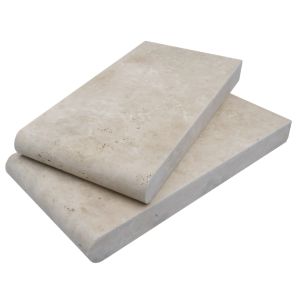 FREE SHIPPING - Tuscany Ivory 6x12 3CM Bullnose Pool Coping