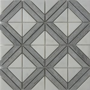 Rubik Square 12x12 Marble Mosaic Tile