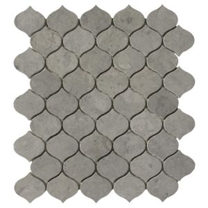 Dark Gray Droplet Marble Mosaic