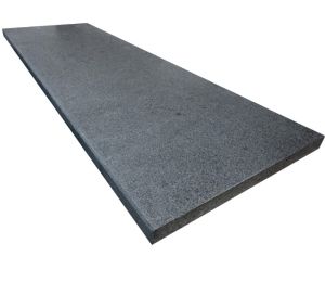 LIMITED TIME - FREE SHIPPING - Basalt Grey 24X72 2" Thick Eased Edge Tread