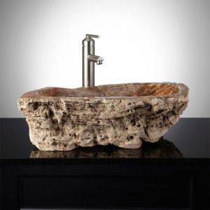 Free Shipping - Rustic Petrified Wood Sink