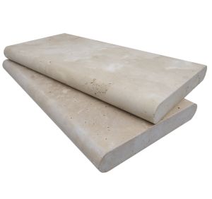 Double BullNose Tuscany Ivory 14x24 5CM Pool Coping