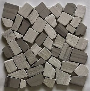 FREE SHIPPING - White Oak Blend 12x12 Pebble