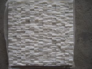 Carrara White 12x12 Split face