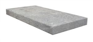 FREE SHIPPPING - Silver Travertine 14x24 5CM Modern Edge | Pool Coping