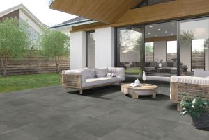 Arterra Nolitan Carbon 24x24 3CM Porcelain Pavers.