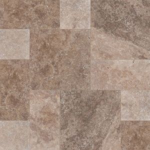 Tuscany Walnut 16 Sqft/Kit x 10 Honed Unfilled Tumbled