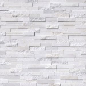 Arctic White MultiFinish 6x24 Ledger Panel