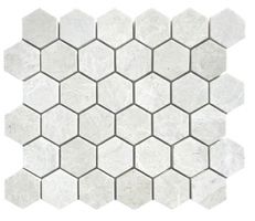 FINAL CLEARANCE - FREE SHIPPING - Vanilla Ice 2" Hexagon Honed