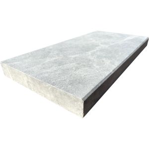 Afyon Grey 16X24 5CM (2" Thick) Textured Modern Edge -Marble Pool Coping