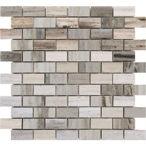 FREE SHIPPING - Palisandro 1X2 Brick Honed