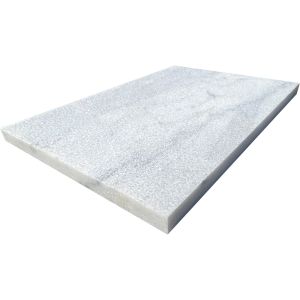 Europa White 16x24 3CM (1.25") Marble Paver