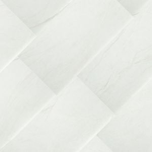 Durban White 24x48 Porcelain Tile - Polished