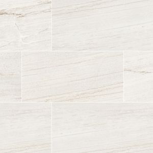 LAPATO 3D - Malhari White 24x48 Semi Polished Porcelain Tile