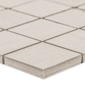 FREE SHIPPING - LAPATO 3D - Malhari White 2X2 Semi Polished Porcelain Tile