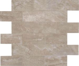 FREE SHIPPING - Pietra Pearl 2X4 Polished Brick Mosaic