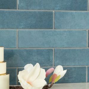 Renzo Denim 3x12 Glossy Handcrafted Subway Tile