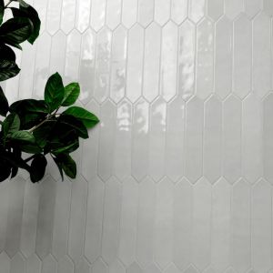 Renzo Sky Glossy Pickett Tile