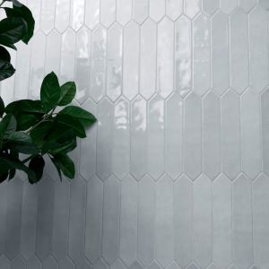 Renzo Sky Glossy Pickett Tile