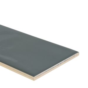 Urbano Graphite 4x12 Glossy Subway Tile