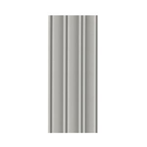 Folk Silver 7x16 Satin Porcelain Fluted Wall Tile