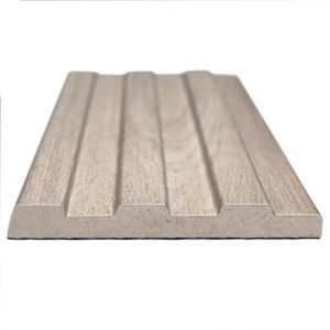 SINFONIA Hiphop Abedul 6 In. x 16 In. Matte Porcelain Fluted Wood Look Wall Tile