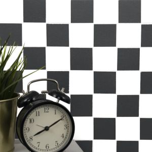 FREE SHIPPING - Domino Black & White 2x2 Matte Porcelain Tile