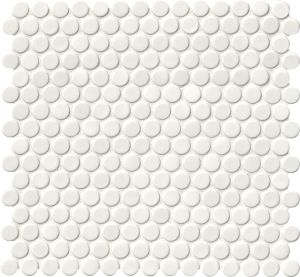 Domino White Matte 12x12 Octagon Mosaic