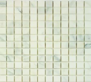 Carrara White 1x1 Honed Mosaic