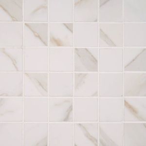 FREE SHIPPING - Pietra Calcatta 2x2 Polished Mosaic