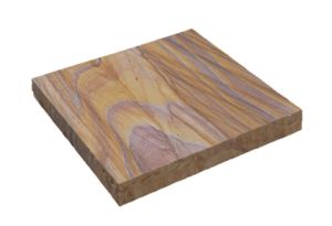 Rainbow Teak Sandstone 30"x30" 2" Thick Column Cap