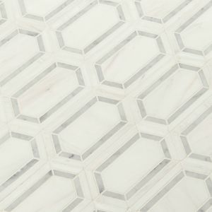 Bianco Dolomite Pavillion Picket Marble Wall Tile