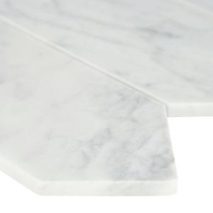 FREE SHIPPING - Georama Picket Polished Marble Mosaic