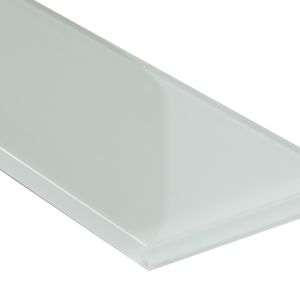 FREE SHIPPING - Snowcap White 3x6 Glass Subway Tile