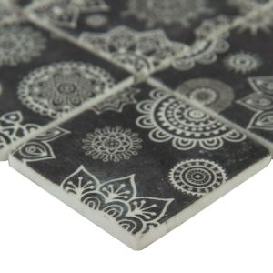 FREE SHIPPING - Santiago 2x2 Printed Glass Mosaic Tile