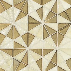 FREE SHIPPING - Stella Gold Glass Mosaic