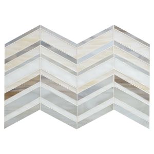 FREE SHIPPING - Urban Wave Greige Glass Mosaic