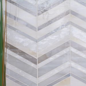 FREE SHIPPING - Urban Wave Greige Glass Mosaic