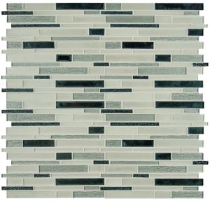 Statuario Celano Interlocking 6mm Recycled Glass