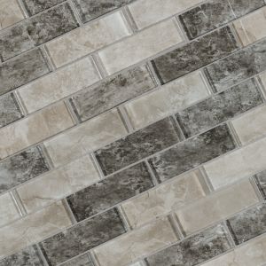 Savoy Glass 2x6 Subway Tile