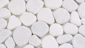 FREE SHIPPING - White 12x12 Interlocking Pebble