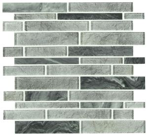 FREE SHIPPING - Fountain Hills Interlocking Stone Glass Mosaic