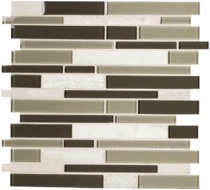 FREE SHIPPING - Kings Gate Interlocking Stone Glass Mosaic