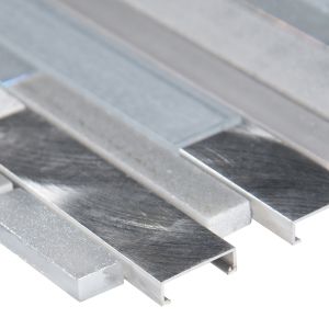 Silver Aluminum Metal