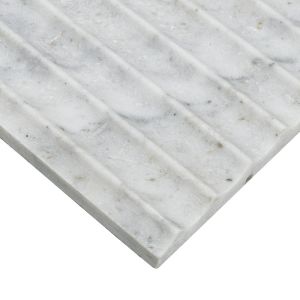 Arabescato Venato Milano Ribbo 12x24 Honed Marble Tile