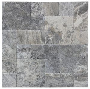 Silver Travertine Versailles