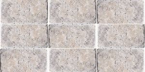 FREE SHIPPING - Silver Travertine 3x6 Tumbled Subway Tile