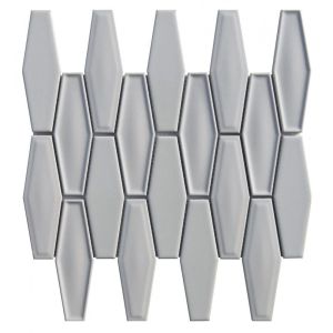 FREE SHIPPING - Pietra Gray 8mm Elongated Hexagon